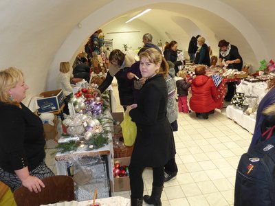  V přízemí tovačovského zámku se konal už tradiční vánoční jarmark 10.12.2016. Foto: Rosťa Kolmačka
