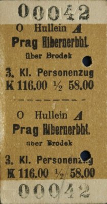  výdejna Hulín A, prodána 4.VII.1941 (sbírka P. Eliáš)